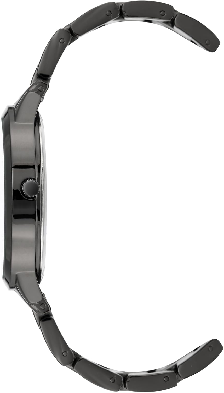 Nine West Reloj de pulsera Gunmetal para mujer