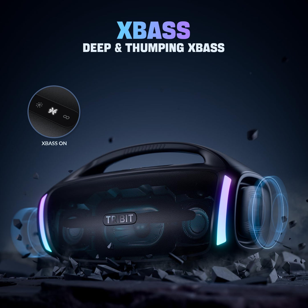 Tribit - Bocina Bluetooth StormBox Blast 2, altavoz inalámbrico por...