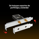 TP-Link WiFi 6E Intel AX210 AXE5400 PCIe tarjeta WiFi para PC de es...