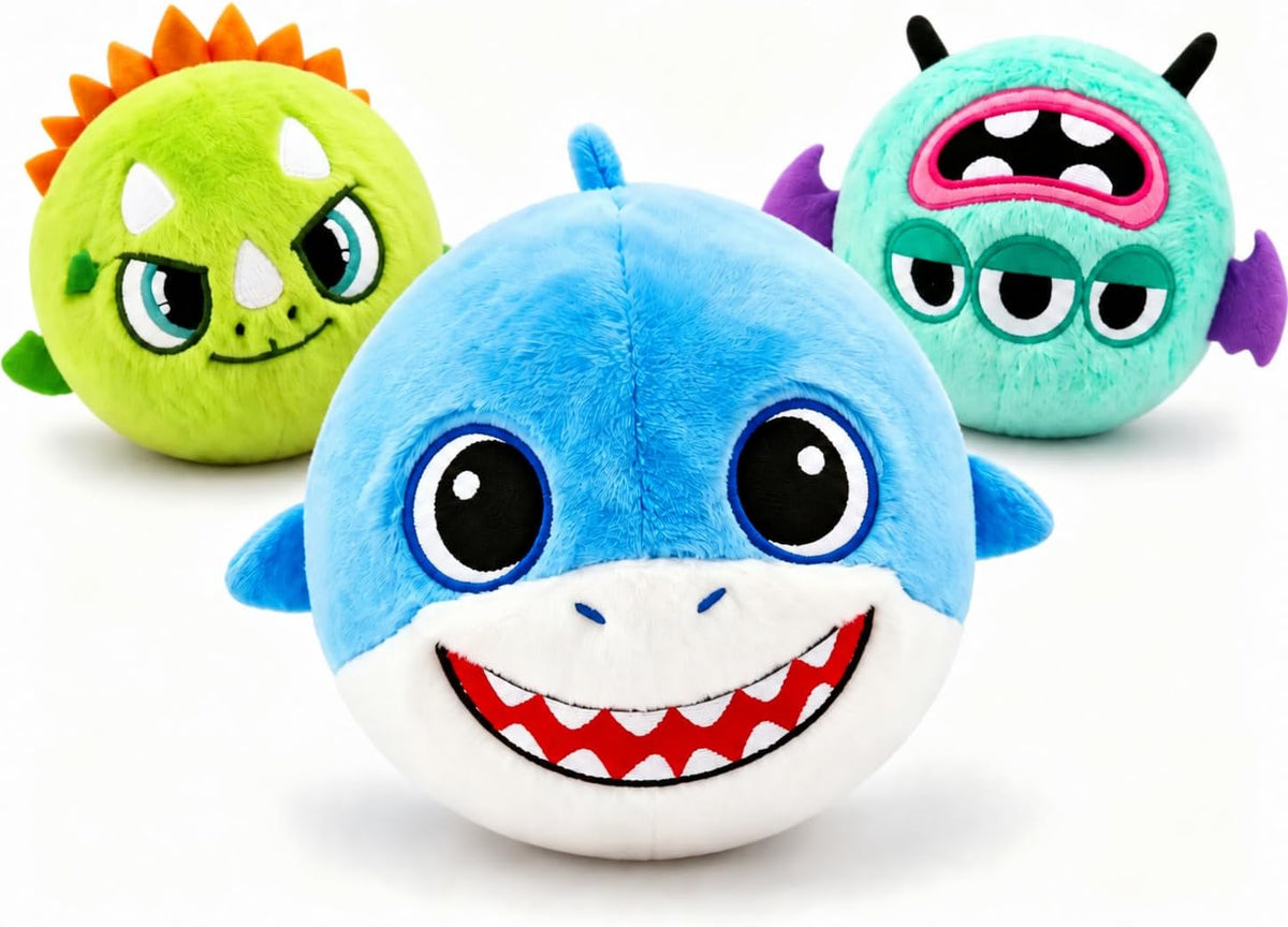 Balón de fútbol interior para niños pequeños, juguetes de peluche suaves de 7.8 pulgadas, pelota de juego inflable con bomba para bebés y niños pequeños de 1-3, 3, 5, 5-8, regalo para cumpleaños de
