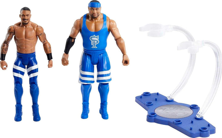 Mattel WWE Championship Showdown - Juego de 2 figuras de acción y a...
