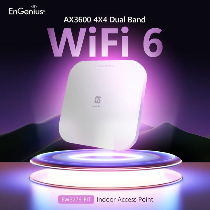 EnGenius AP inalámbrico 4X4 Wi-Fi 6 Dual Band AX3600 | PoE+ de 2.5...