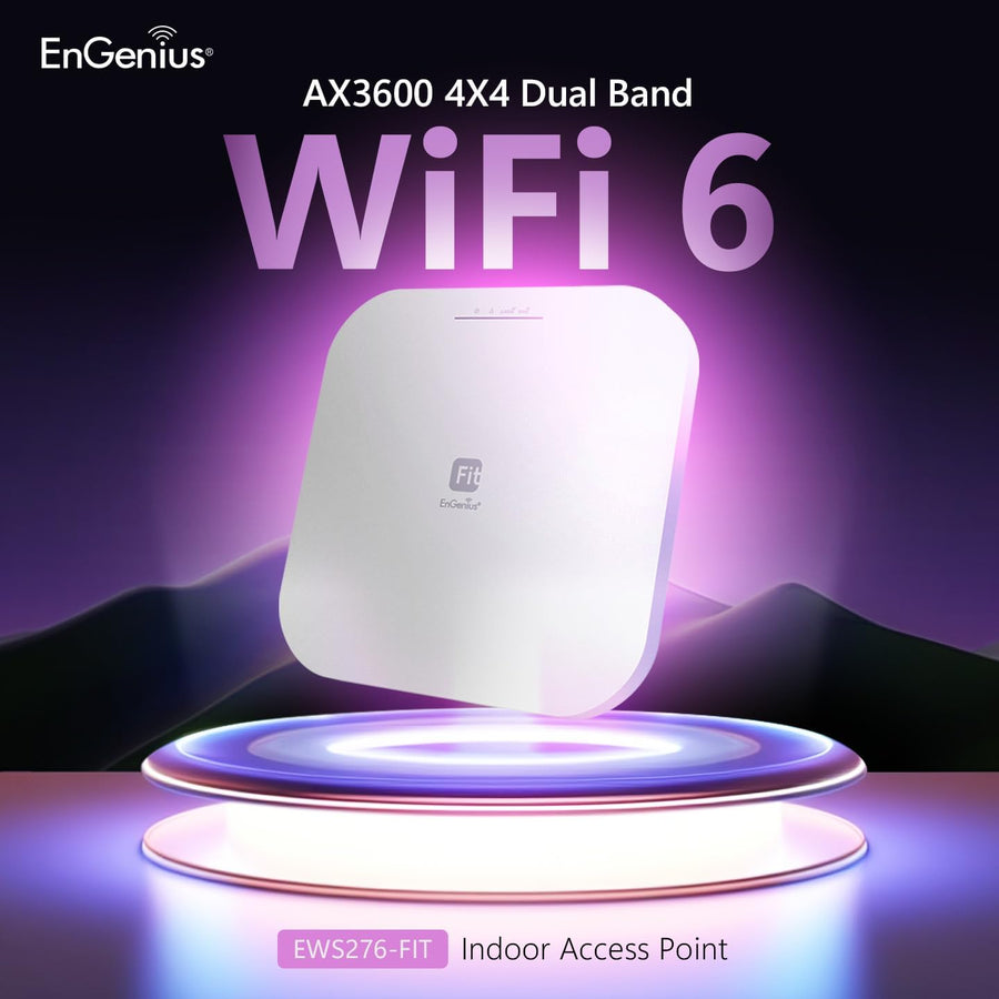 EnGenius AP inalámbrico 4X4 Wi-Fi 6 Dual Band AX3600 | PoE+ de 2.5...