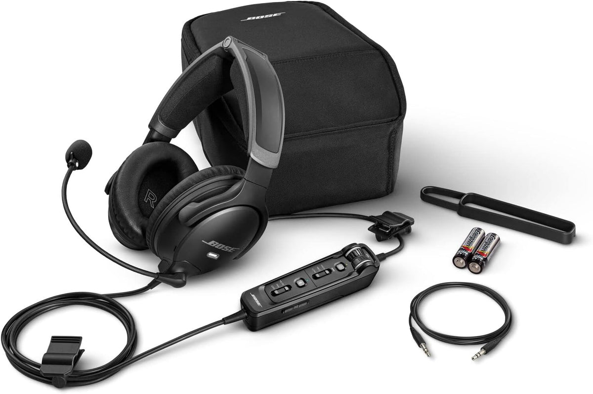 Bose Auriculares de aviación Bluetooth A30 - Diseño ligero y cómodo U174