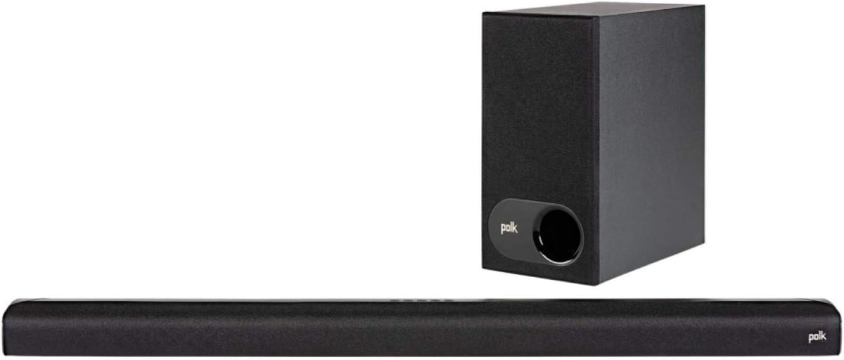 Polk Audio Signa S2 Barra de sonido ultrafina para Smart TV con subwoofer