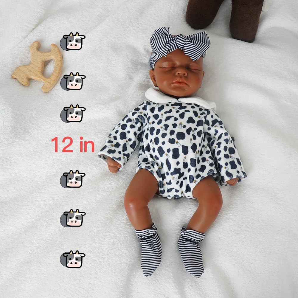 Niño de 12 Pulgadas, Muñecas de Bebé Reborn de Silicona, Muñeca de...