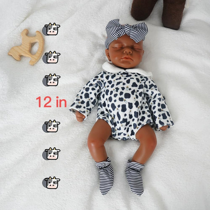 Niño de 12 Pulgadas, Muñecas de Bebé Reborn de Silicona, Muñeca de...