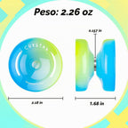 K2 Yoyo Crystal - Yoyo profesional sensible para niños principiantes