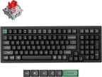 Keychron Teclado mecánico inalámbrico K4 Ultra 8K 96% con teclado numérico, 2.4 GHz/Bluetooth/cableado, 600 horas de duración de la batería ZMK Launcher, RGB intercambiable en caliente con