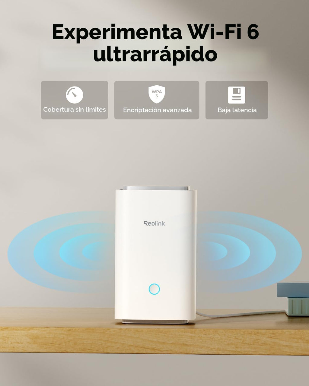 REOLINK Home Hub Control centralizado para hasta 8 cámaras de batería/WiFi, Solo Home Hub