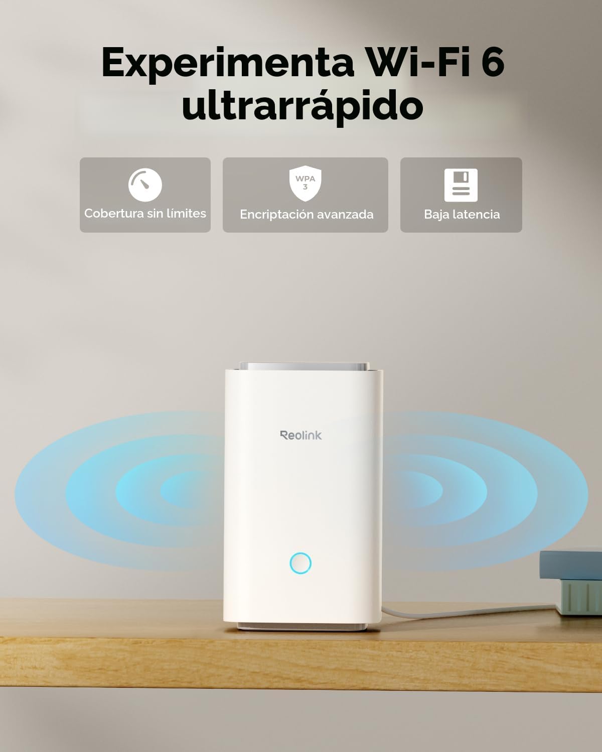 REOLINK Home Hub Control centralizado para hasta 8 cámaras de batería/WiFi, Solo Home Hub