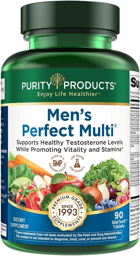 Purity Products Perfect Multi para hombre de vitaminas, minerales y...