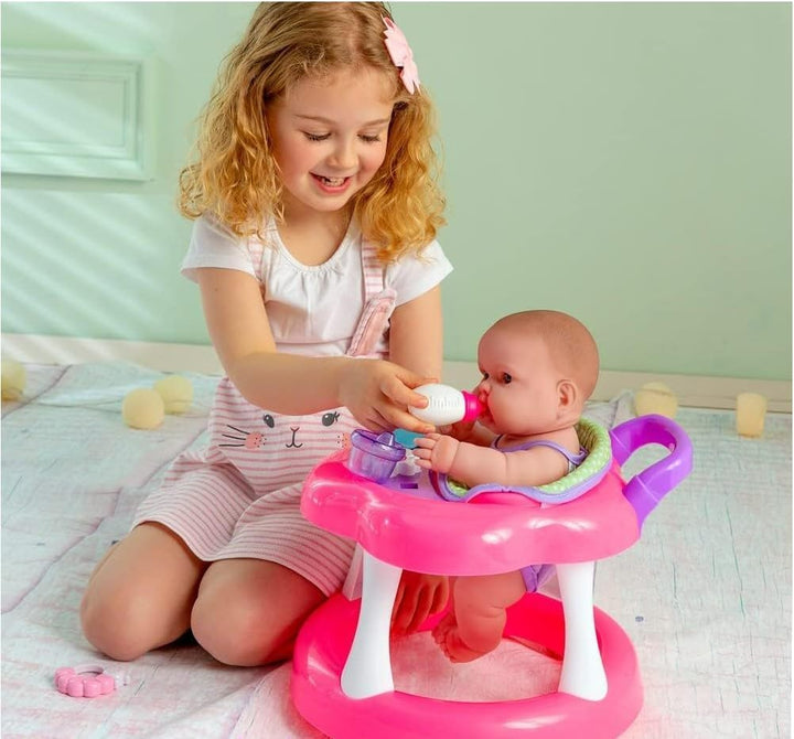 Lots to Love Babies JC Toys - Muñeca y andadera de 14\u201D | Juego...