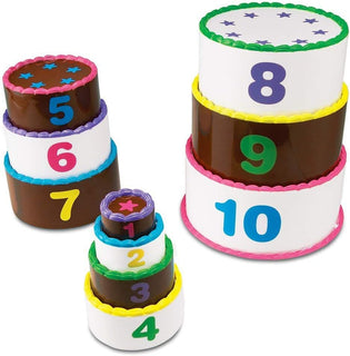 Learning Resources - Pastel de capas apilar y contar \u2013 10 piez...