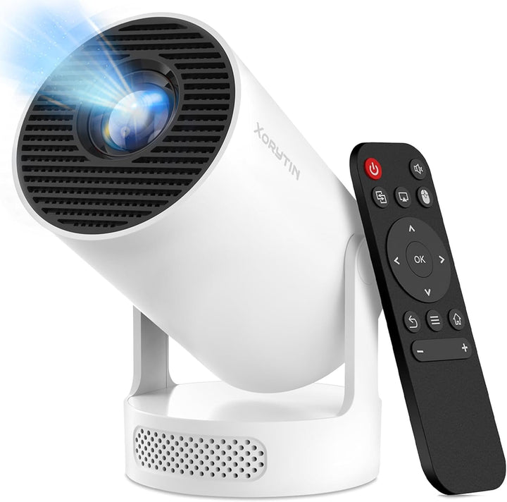 Xorytin Proyector con WiFi y Bluetooth, mini proyector con aplicaci...