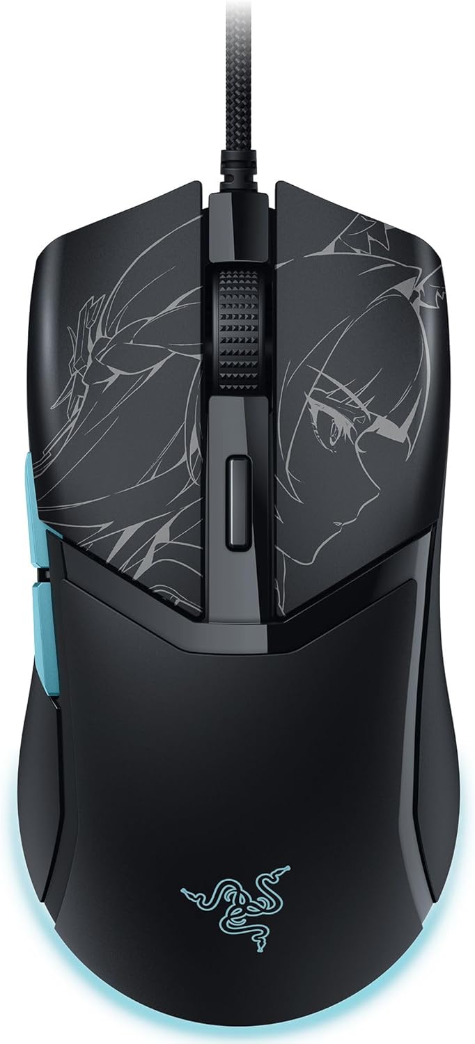 Ratón Razer Cobra con cable para juegos: 58g ultra ligero - Interru...