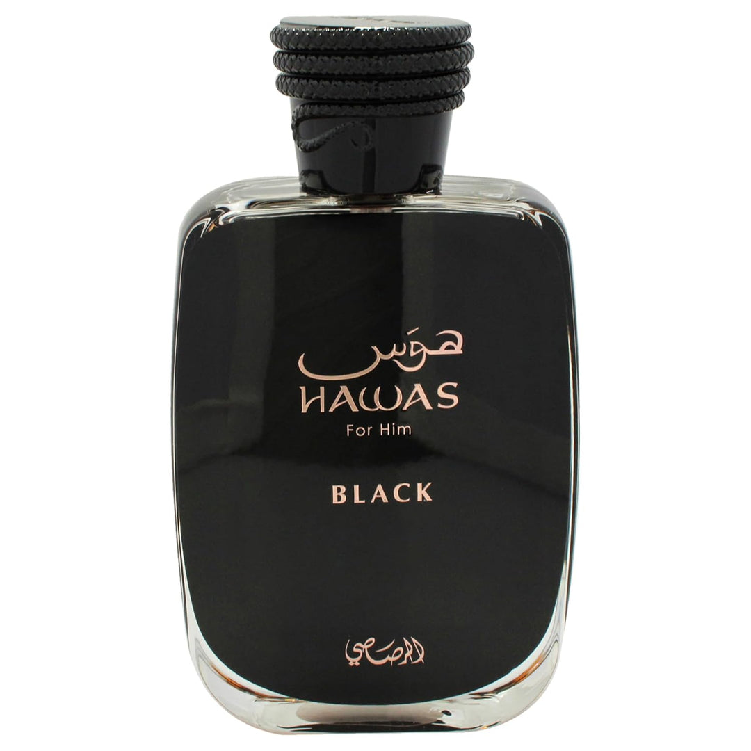 Hawas Black de Rasasi para hombres - 3,38 oz EDP spray