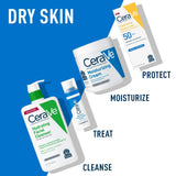 CeraVe Crema Hidratante y Limpiador Facial Hidratante, Combo de Pru...