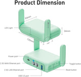 GL.iNet GL-MT3600BE (Beryl 7) Enrutador de viaje portátil, Wifi 7 d...