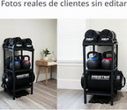 Rack Ajustable para Mancuernas/Kettlebells 500-800LB Pesado con Cobertura Opcional