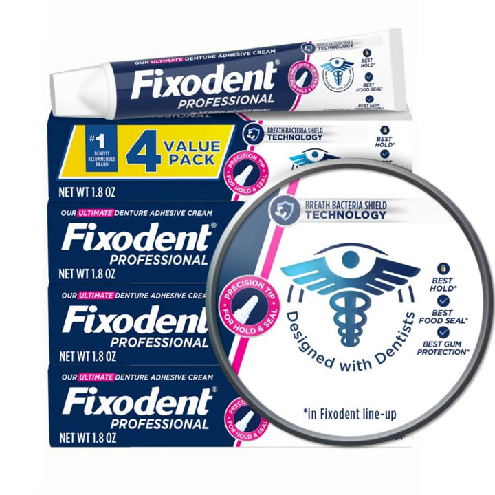 Fixodent Professional Ultimate Denture - Crema adhesiva para dentad...