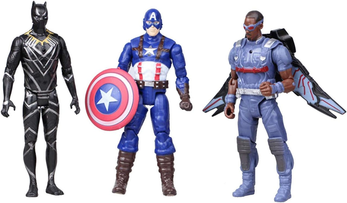 POIUYT Serie de Super Héroes Figura Exclusiva Set, 10 Figuras de Acción Coleccionables de 6.7 Pulgadas