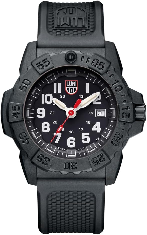 Luminox Navy Seal X3.CE01 Reloj de buceo para hombre 1.772 in, cuarzo suizo