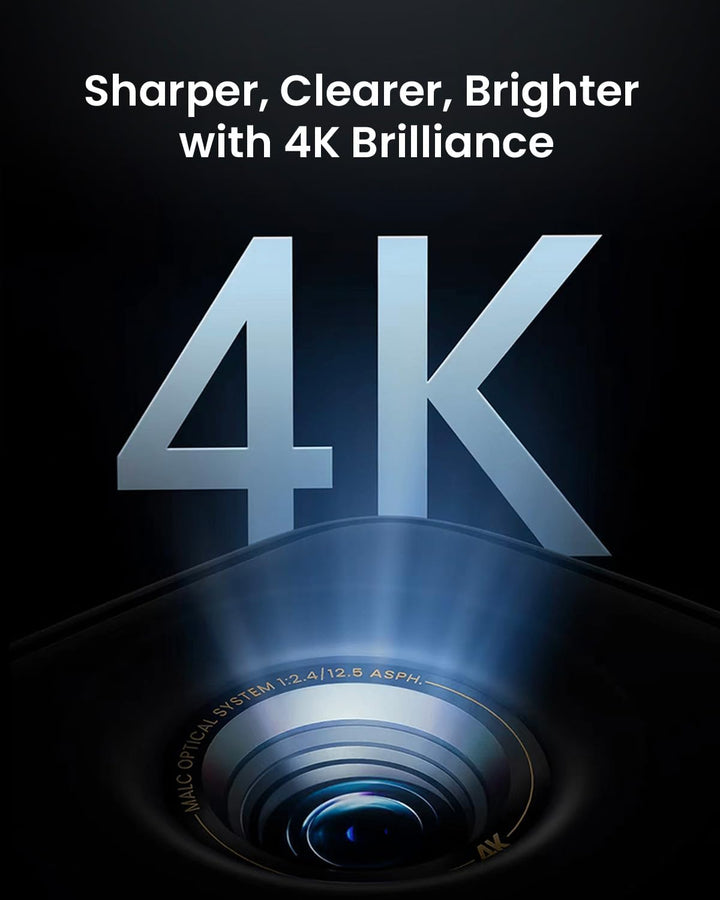 JMGO Proyector portátil inteligente N1S 4K, triple láser, 1100 lúme...