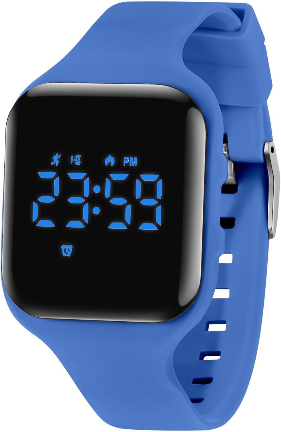 Relojes para niños y niñas, reloj deportivo digital con contador de pasos, podómetro, alarma de vibración, sin aplicación, impermeable, rastreador de fitness, reloj para niños, niñas, adolescentes