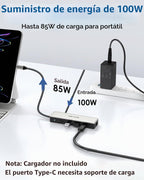 Hub USB-C 2.5G Ethernet, WAVLINK Hub USB-C 10Gbps con puerto RJ45 de 2.5 Gb