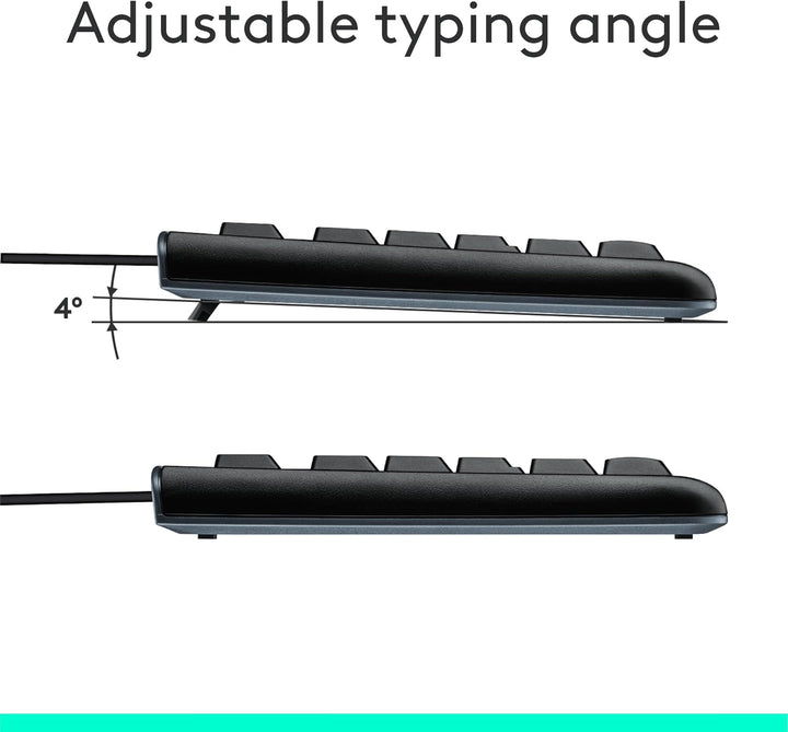 Logitech MK120 Combo de teclado y ratón con cable para