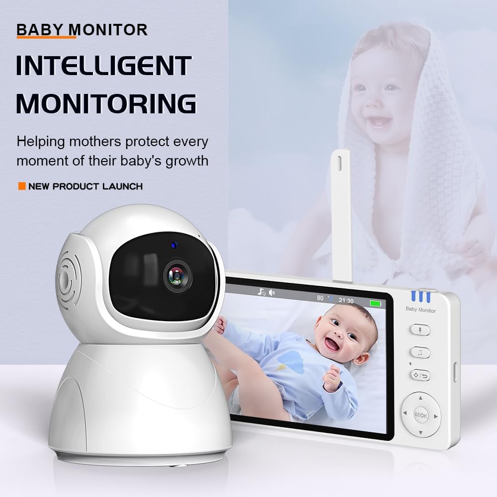 Monitor inteligente para bebés 720P pantalla LCD de 50
