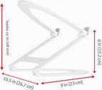 Twelve South Curve Flex | Soporte ergonómico de aluminio ajustable en altura y ángulo para portátil/MacBook, se adapta a 10 a 17 pulgadas