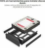 TERRAMASTER Caja RAID USB D2-320 - USB 3.2 Gen 2 10Gbps Tipo C 2Bay...