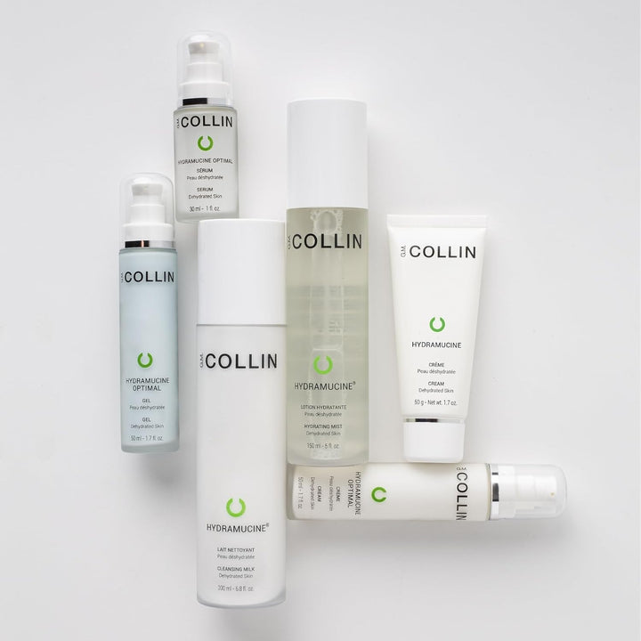 GM COLLIN Colección Hydramucine - Niebla, leche limpiadora, crema f...