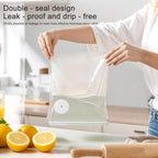 MEGAWISE Paquete de 39 bolsas selladas al vacío sin BPA con bomba de aire, bolsas reutilizables para almacenamiento de alimentos en 3 tamaños, con/sin válvula, aptas para microondas y congelador, para