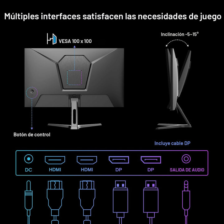 SANSUI Monitor de juegos IPS WQHD 2560 x 1440 de 27 pulgadas, 200Hz...