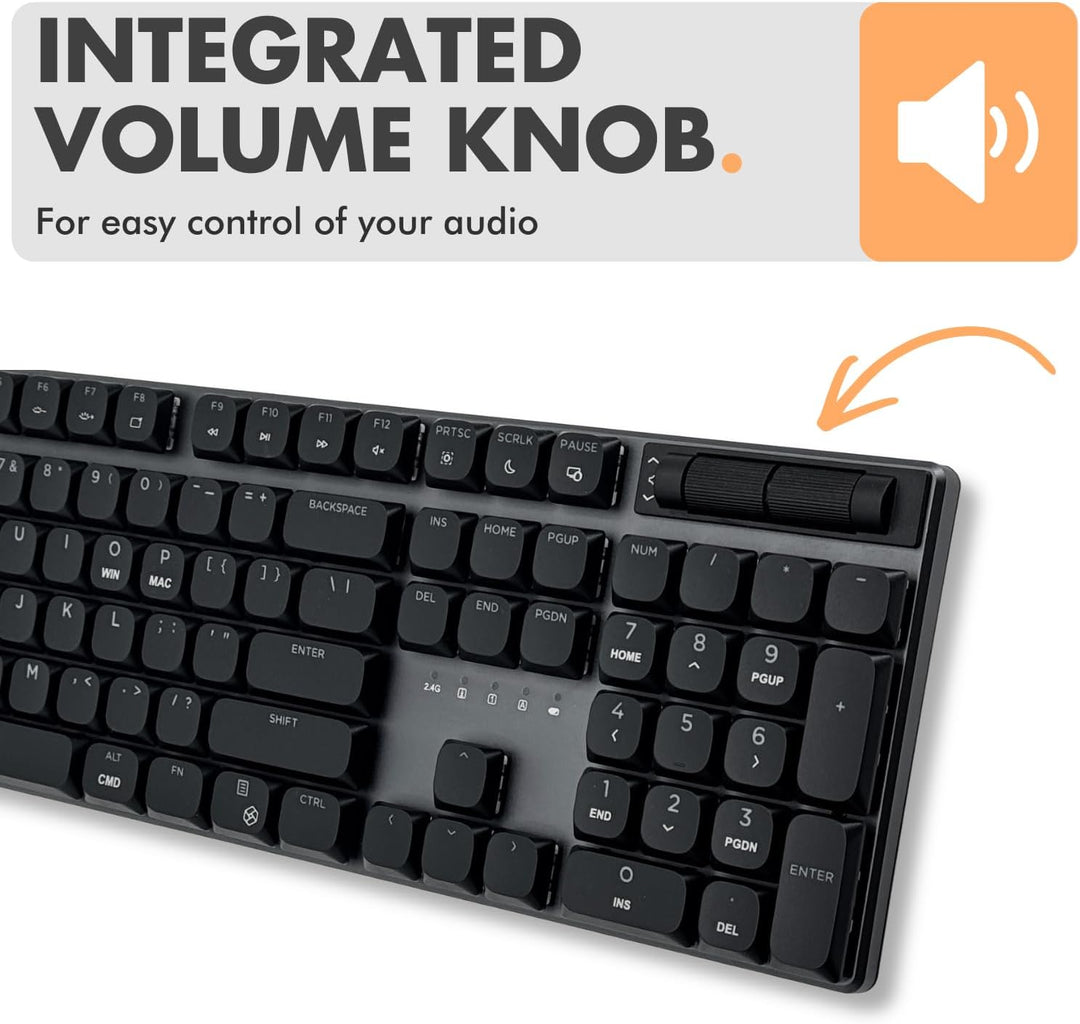 X9 Performance Teclado mecánico inalámbrico de perfil bajo (con cab...