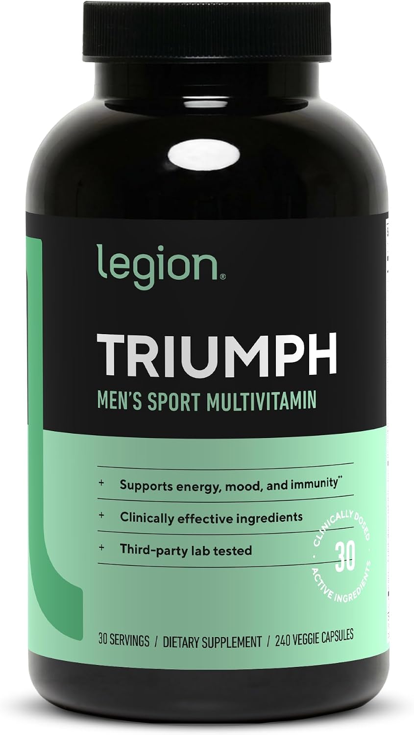 Suplemento diario multivitamínico Legión Triumph, vitaminas y miner...