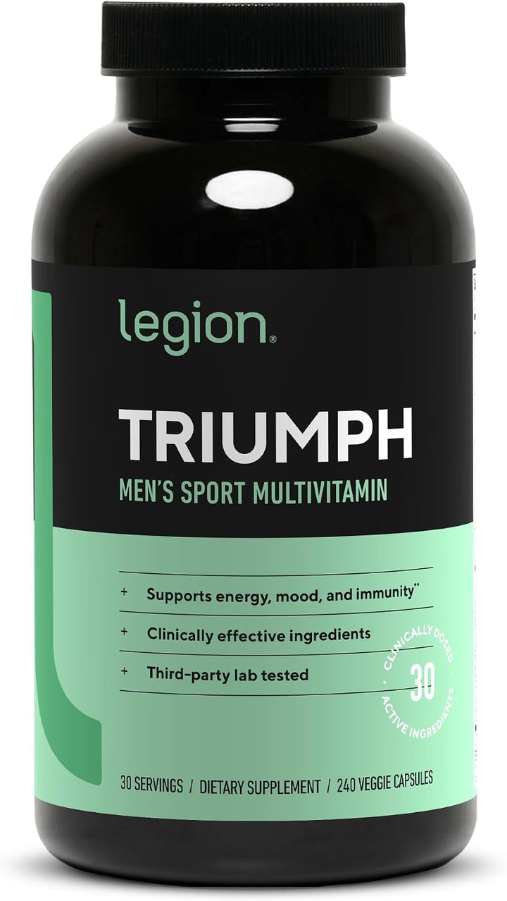 Suplemento diario multivitamínico Legión Triumph, vitaminas y miner...