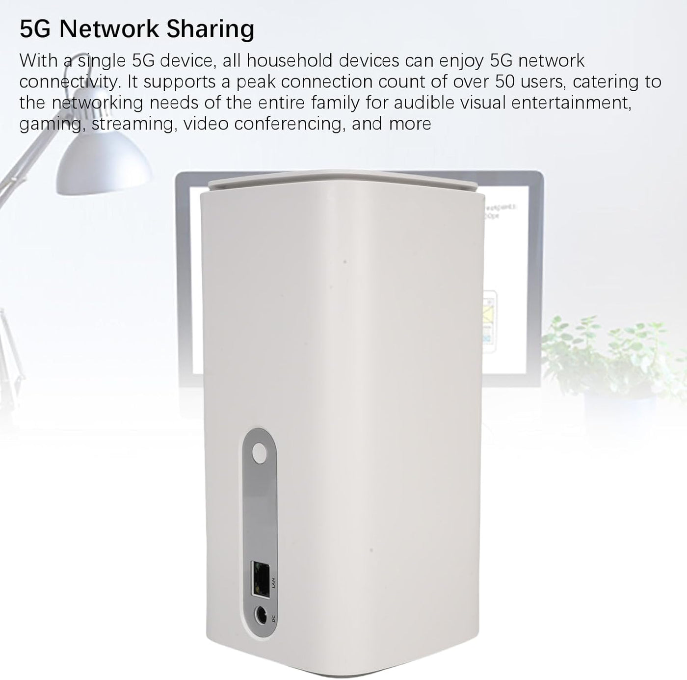 Router 5G CPE con ranura para tarjeta SIM, 4.67Gbps de alta velocid...