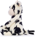 Jellycat Becerro Tímido, Animal de Peluche, Mediano de 12 Pulgadas - Juguete de Peluche Clásico del Patio de la Granja - Regalo Clásico para Niños