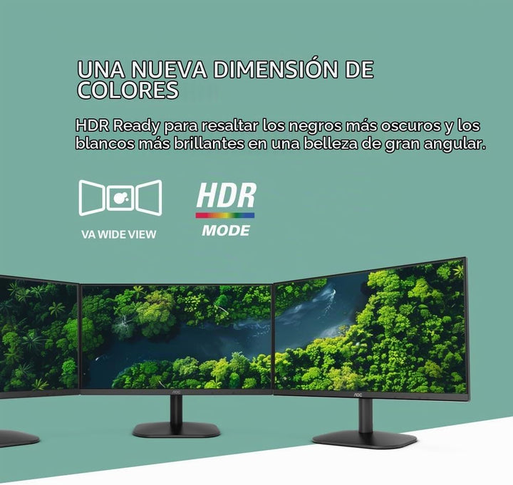 AOC 22B2HM2 Monitor LED Full HD de 22 pulgadas (1920 x 1080) 100Hz,...