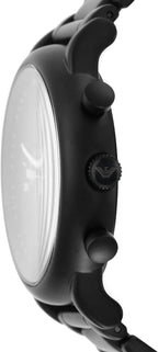 Emporio Armani Reloj para hombre, movimiento cronógrafo y caja de 1.811 in con correa de acero inoxidable, cuero o silicona