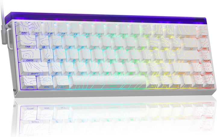 AULA Hero 68 HE 60% Teclado Gaming con cable, interruptor magnético...
