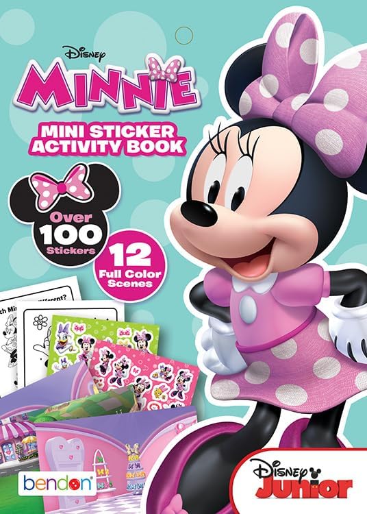 Libro de calcomanías de Minnie Mouse Libro de actividades