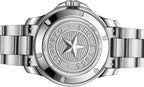 SEA-GULL Reloj divisorio 300M impermeable automático reloj de pulsera mecánico fase lunar luminiscente hombres relojes 816.32.1215
