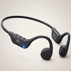 MRYTKY Auriculares de conducción ósea, auriculares de oreja abierta Bluetooth5.4 con micrófono, auriculares inalámbricos de 10 horas de reproducción, auriculares deportivos impermeables adecuados para