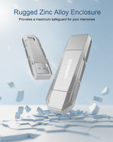 GARMESE Unidad flash SSD USB C de 256 GB de hasta 450 MB\/s USB 3.2...