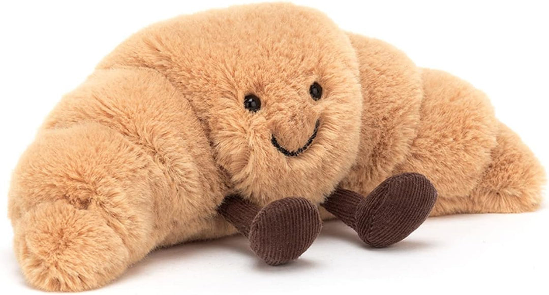 Jellycat Amuseables - Juguete de peluche de croissant, pequeño de 8...
